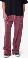 mnml Rivet Zipper Flare Sweatpants