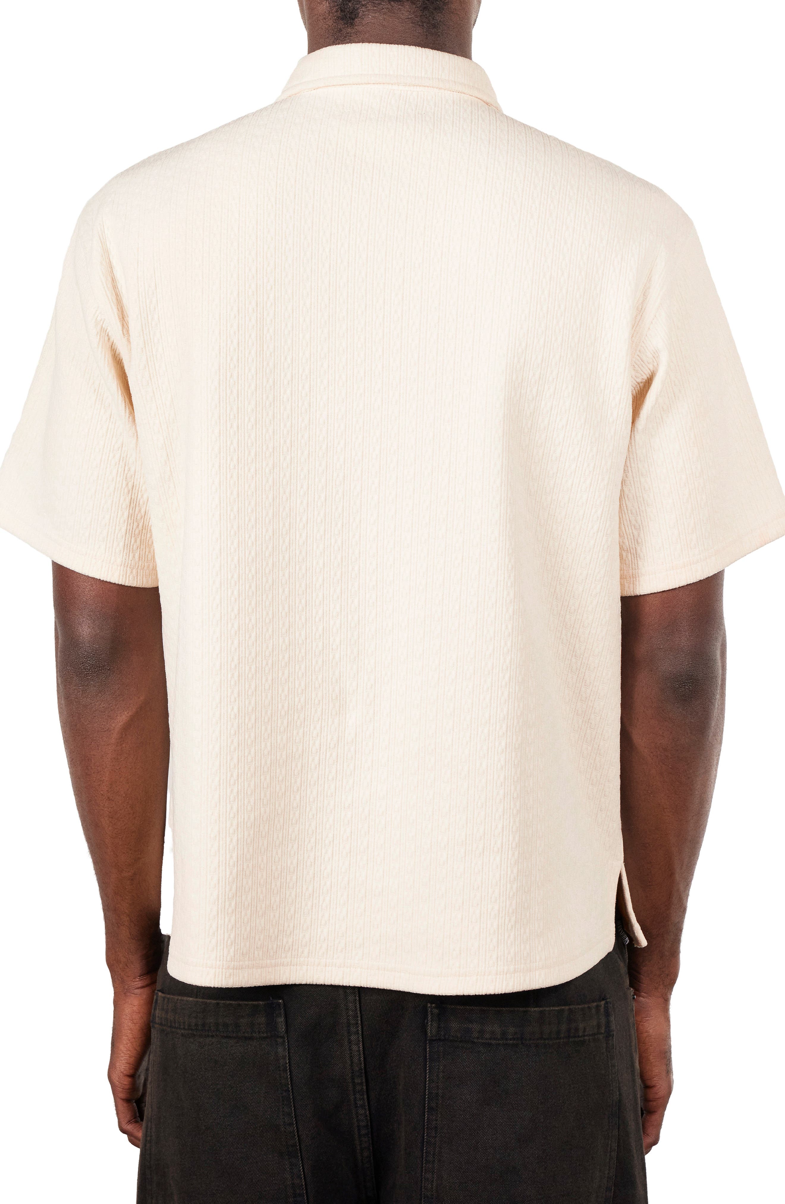 Cable Short Sleeve Polo - image 2