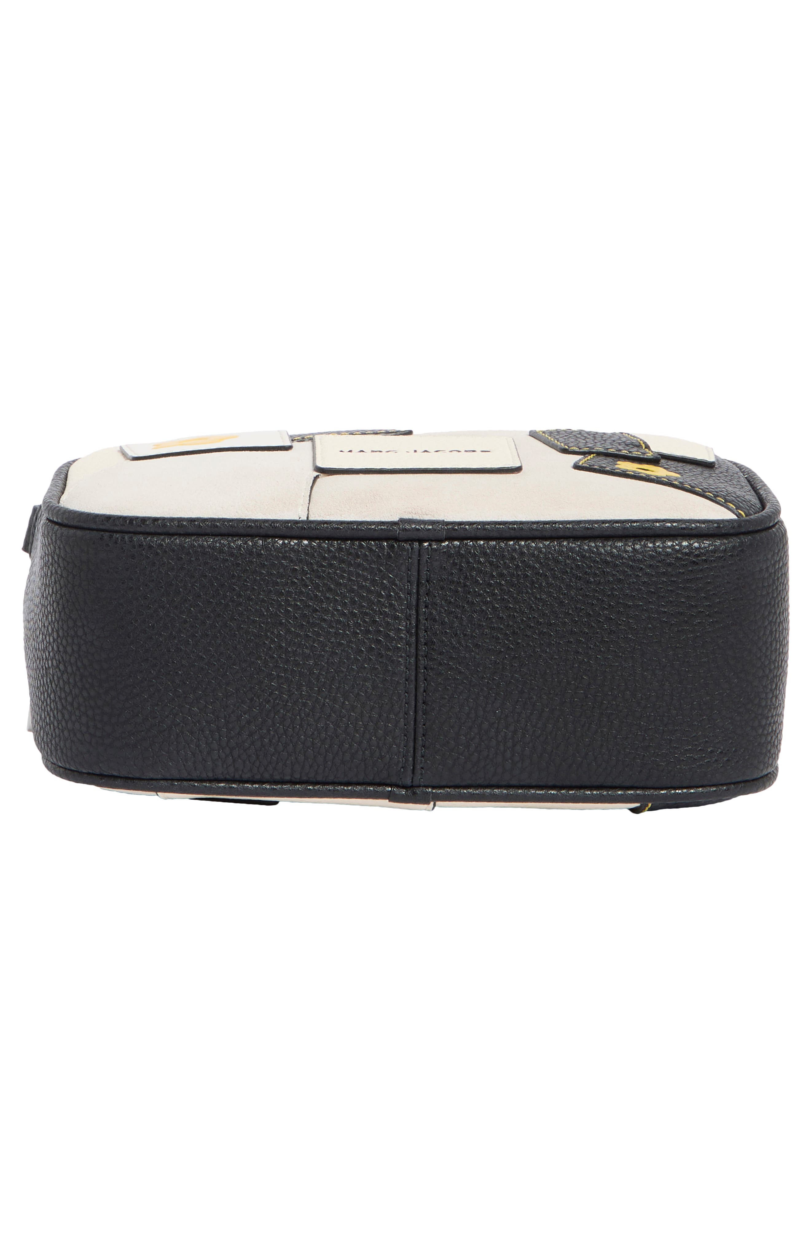 Bold Flash Patchwork Leather Camera Bag, Alternate, color, BLACK MULTI