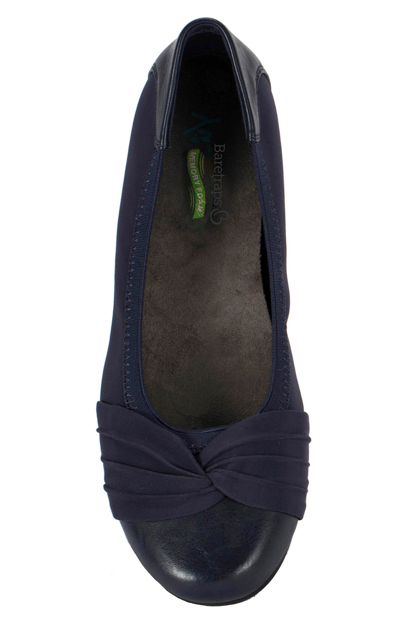 BARETRAPS Marcie Closed Toe Flat, Alternate, color, Navy