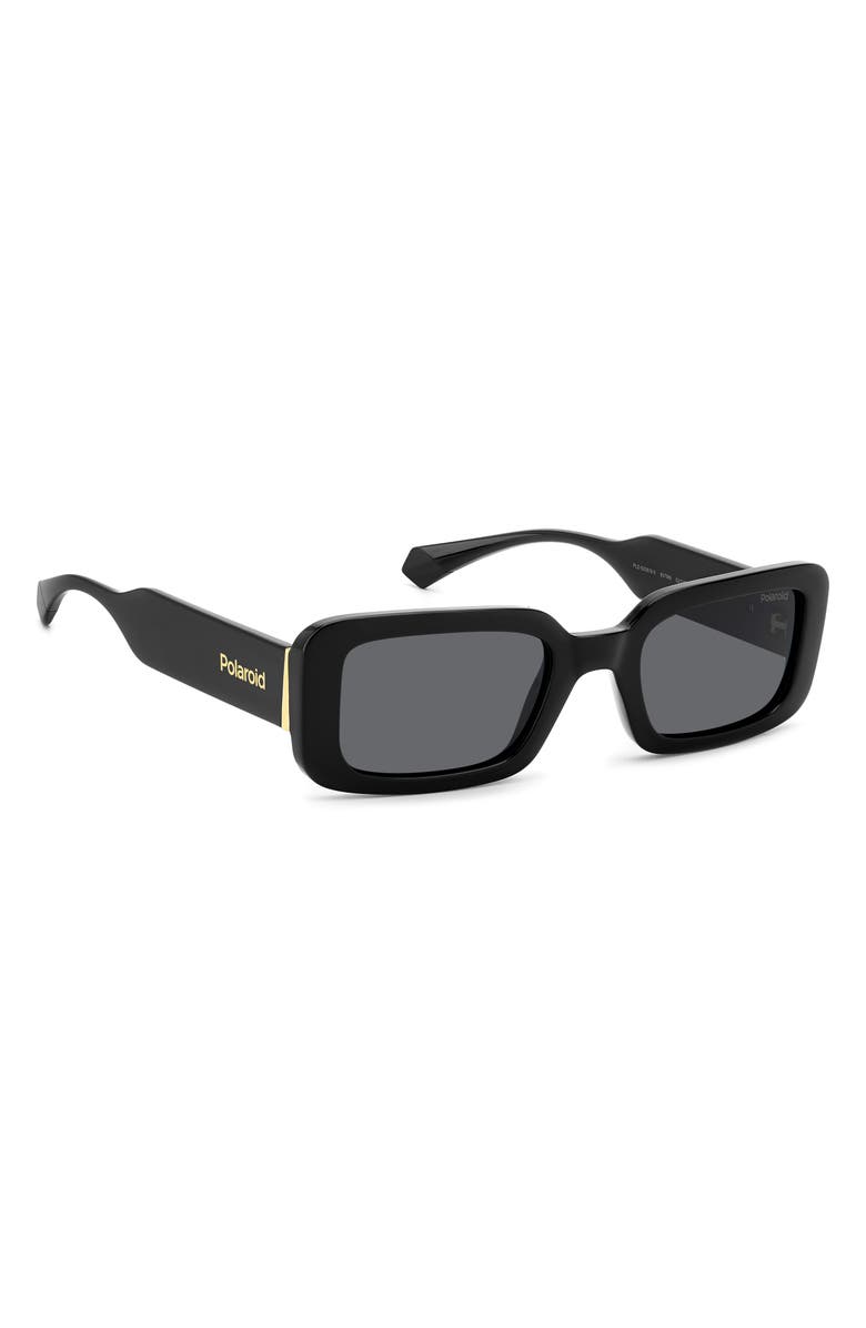 Polaroid 52mm Polarized Rectangular Sunglasses, Alternate, color, 