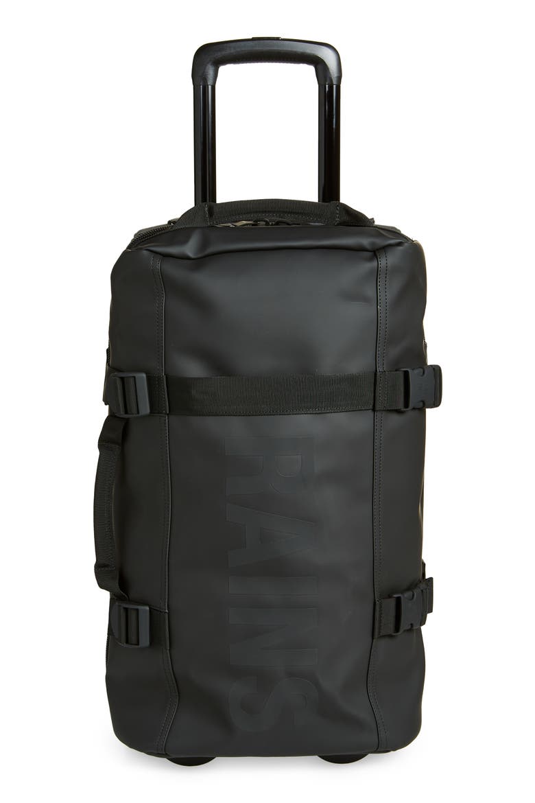 Small Travel Waterproof Carry-On Luggage, Main, color, BLACK
