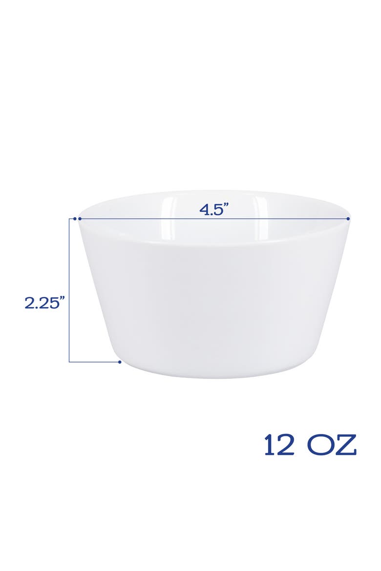 Oslo Set of 4 Soufflé Bowls, Alternate, color, WHITE