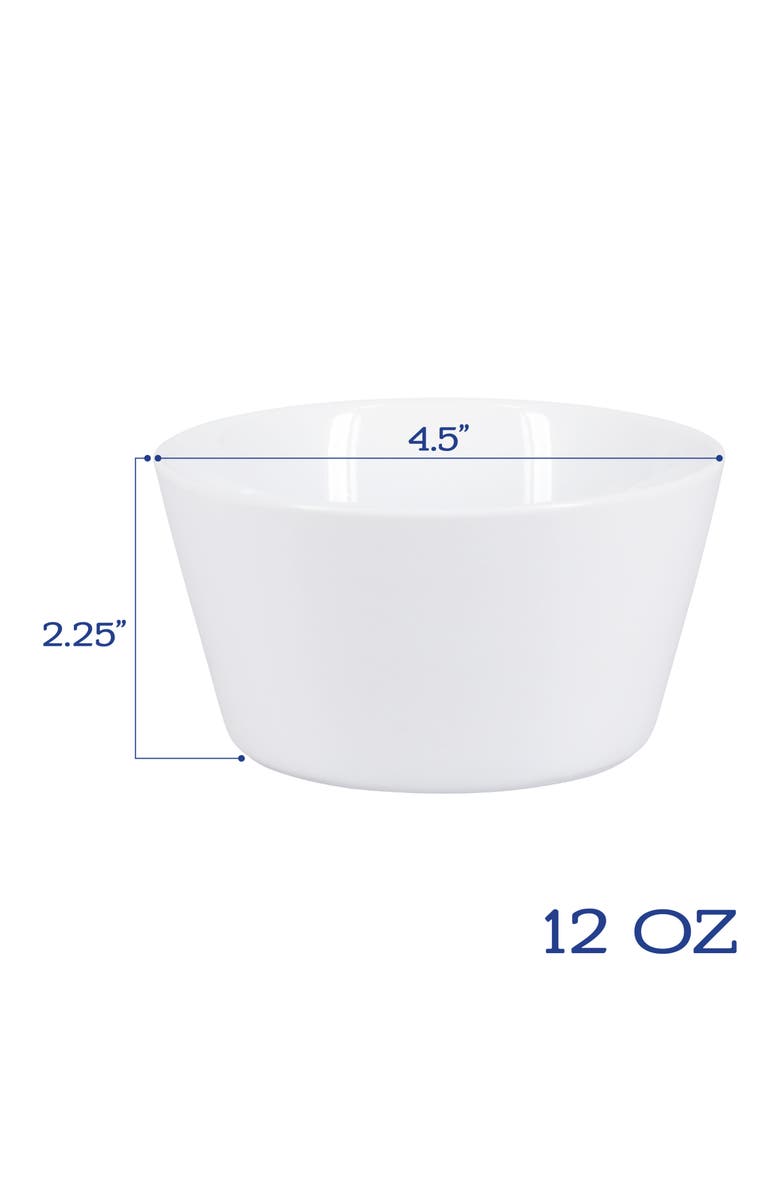 BIA Cordon Bleu Oslo Set of 4 Soufflé Bowls, Alternate, color, White