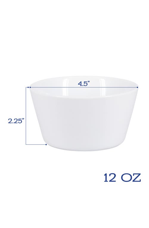 Bia Cordon Bleu Oslo Set Of 4 Soufflé Bowls In White