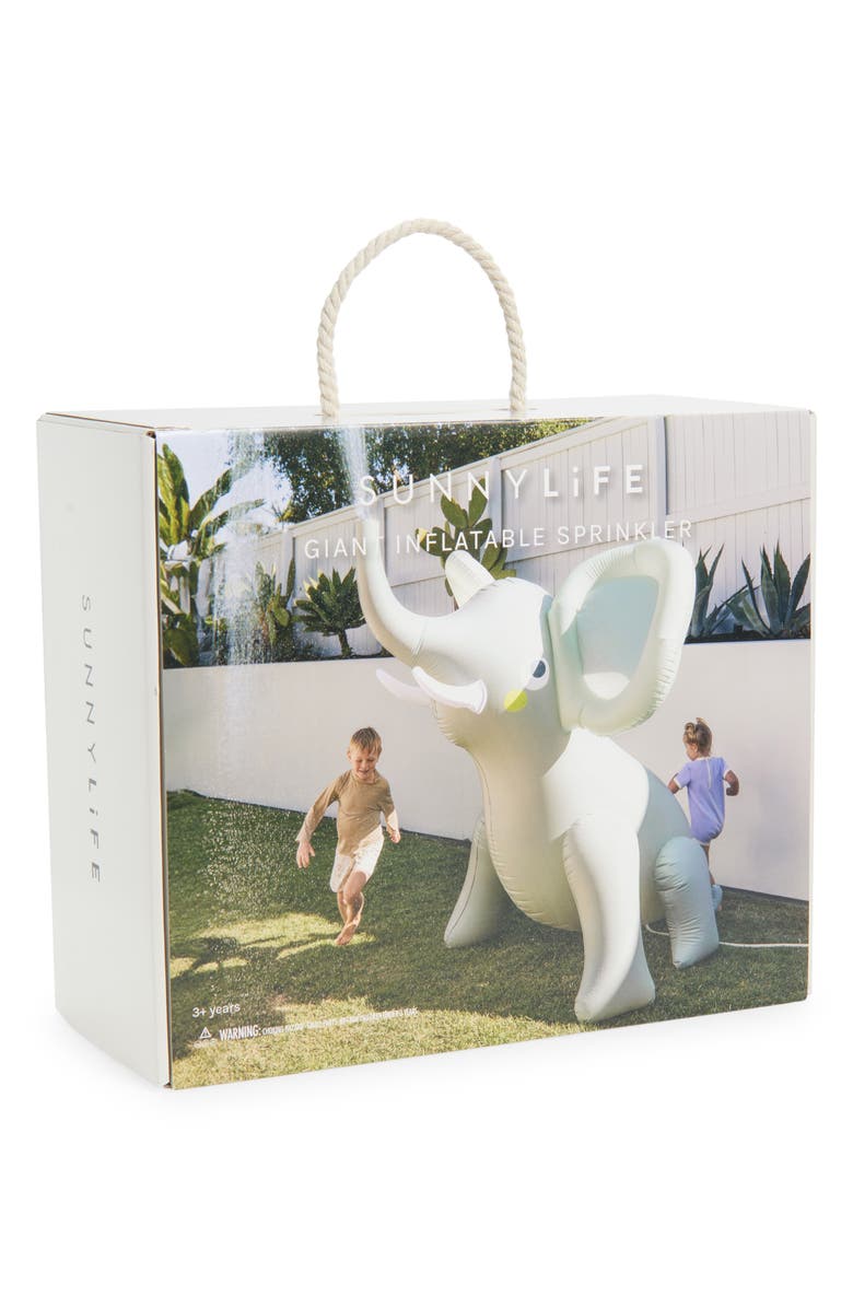Sunnylife Giant Eli the Elephant Sprinkler, Main, color, Grey