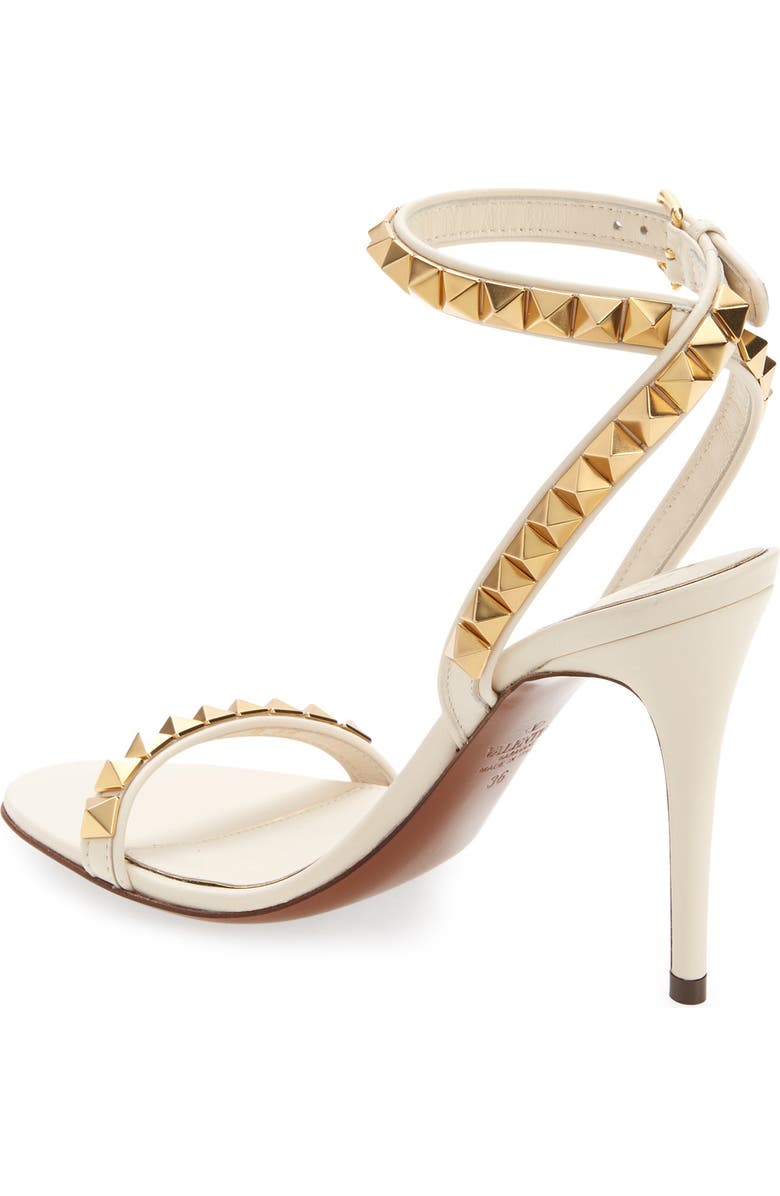 Valentino Garavani Rockstud No Limit Ankle Strap Sandal, Alternate, color,