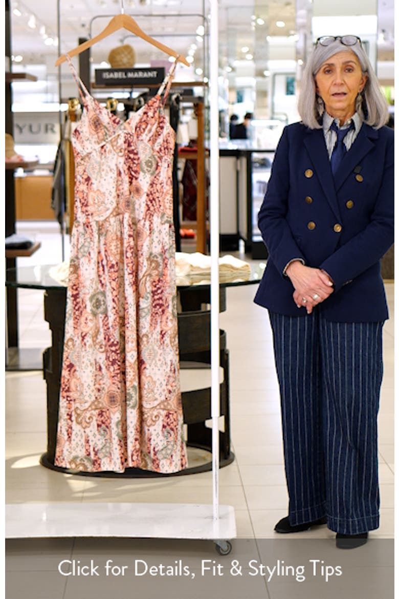 Paisley Print Maxi Dress video