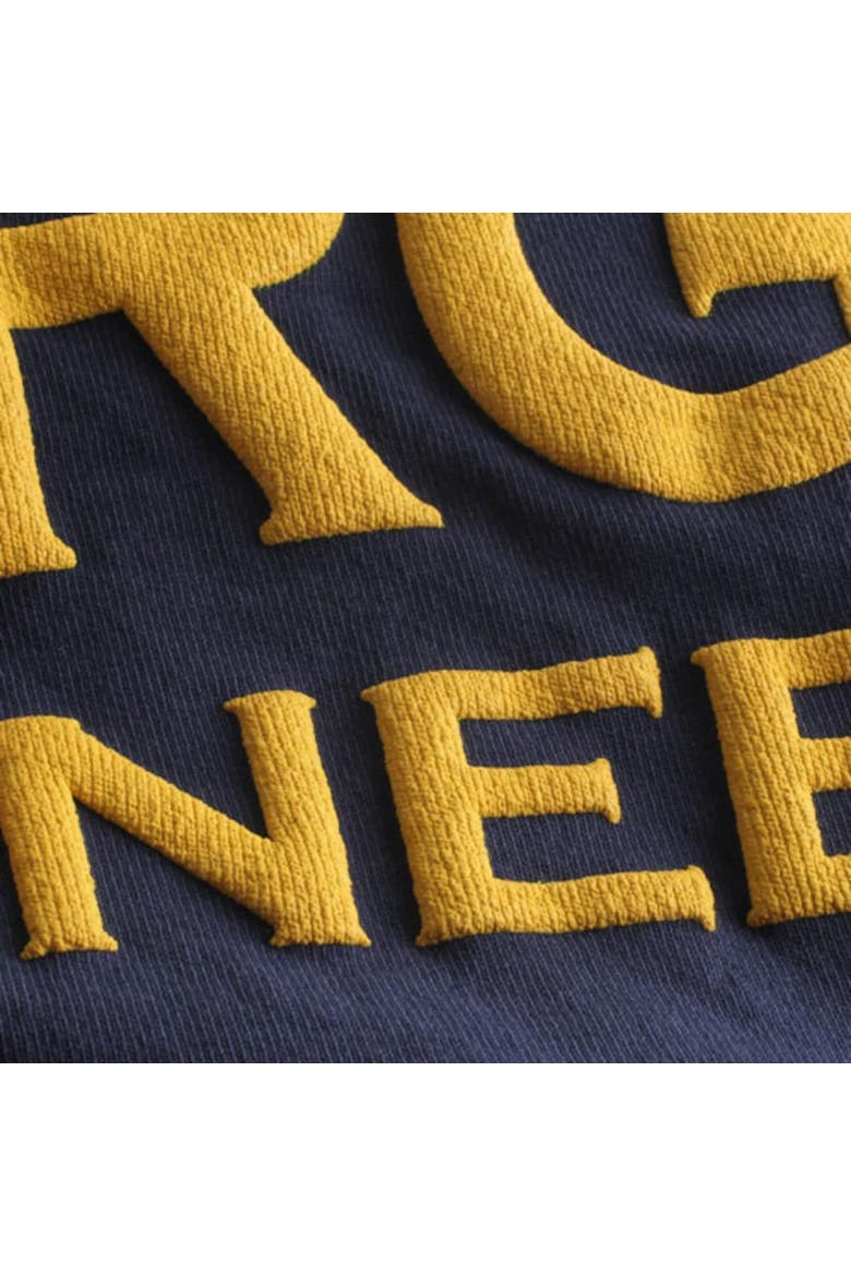 Women's Navy West Virginia Mountaineers Ombre Long Sleeve Dip-Dyed Spirit Jersey, Alternate, color, NAVY