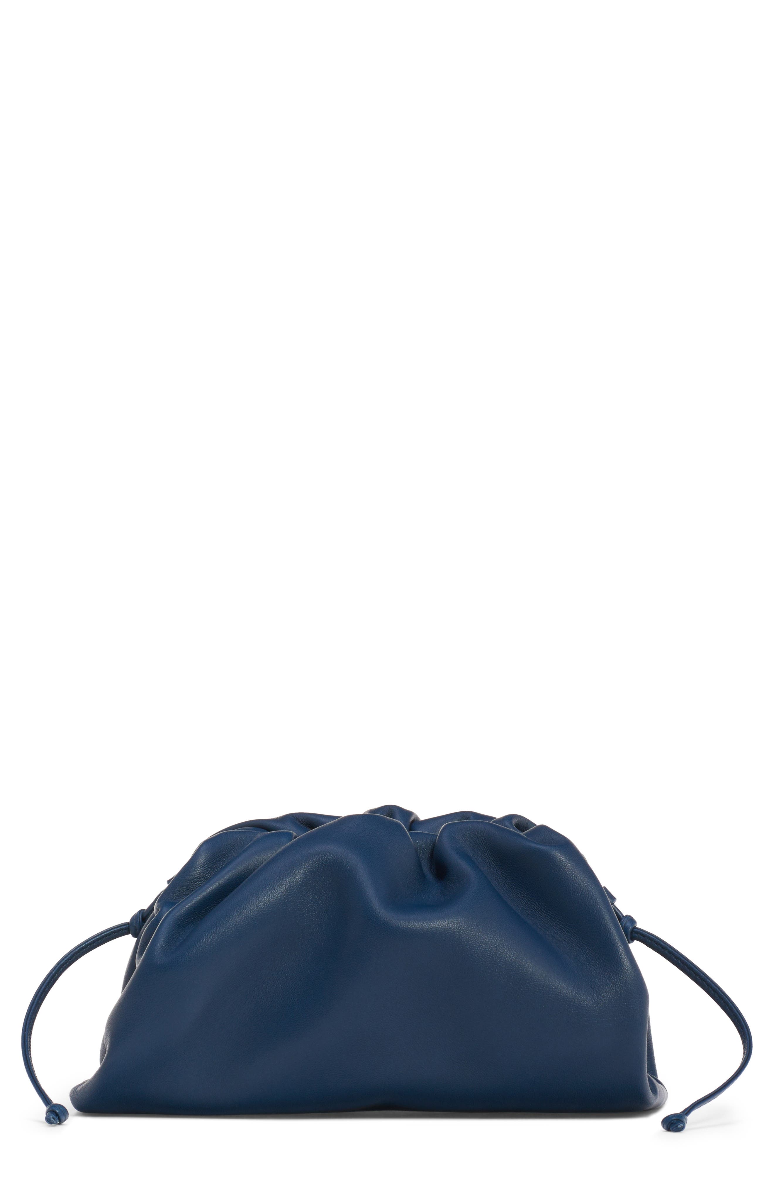 Bottega Veneta The Mini Pouch Calfskin Leather Clutch, Main, color, 