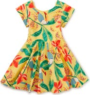Tea Collection Button Back Skirted Dress