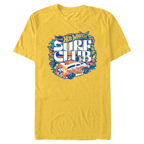 Men's Hot Wheels Floral Surf Club Badge  Graphic T-Shirt