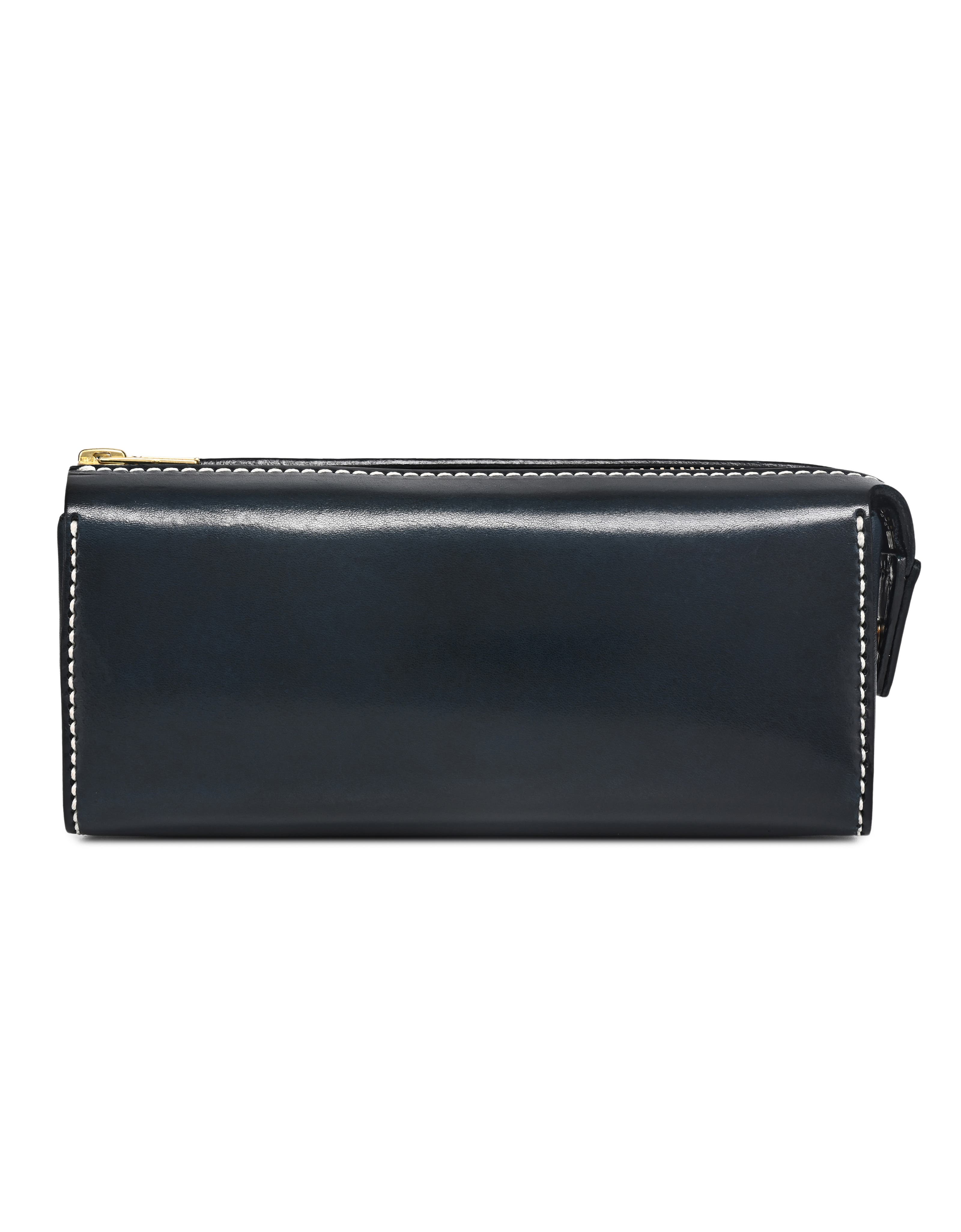 OLD TREND Portable Genuine Leather Utility Box, Alternate, color, Navy