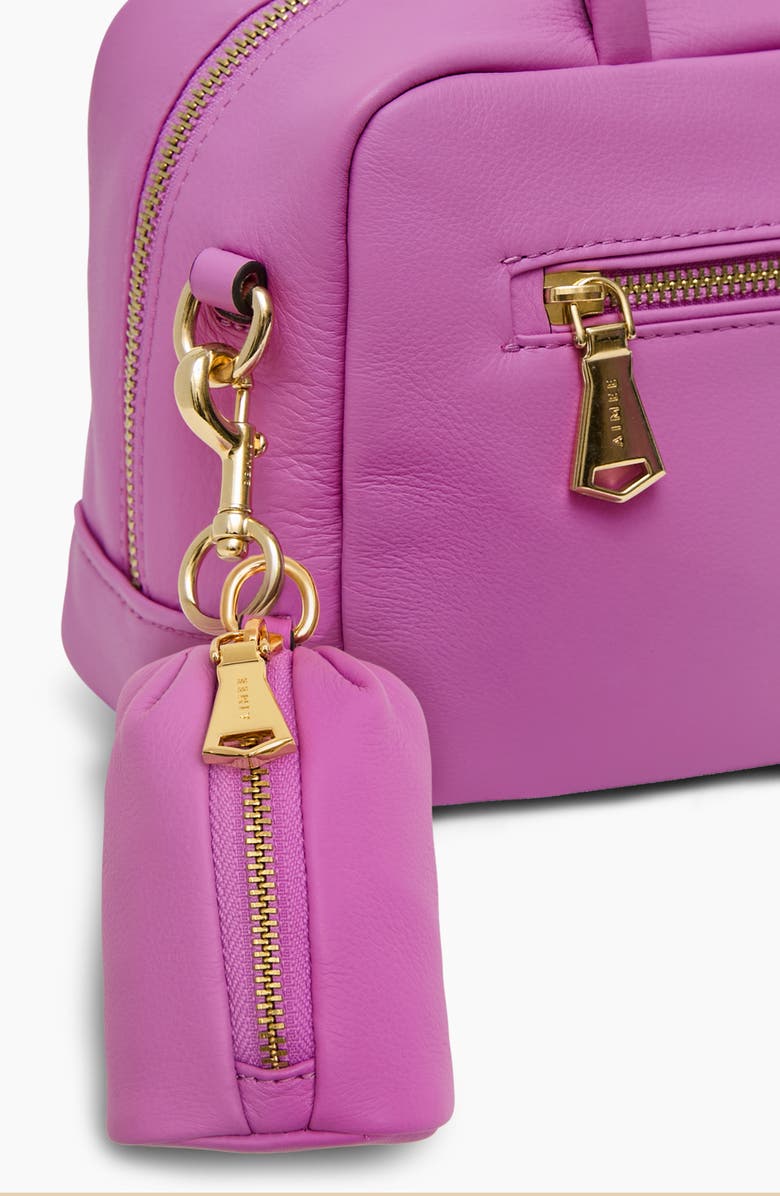 AIMEE Tamitha Leather Key Fob, Alternate, color, Bloom