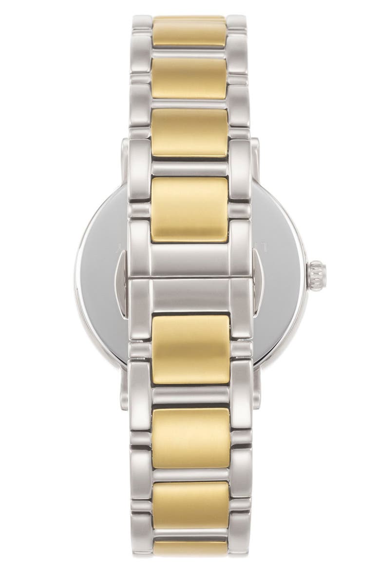'gramercy' dot dial bracelet watch, 34mm, Alternate, color, SILVER/ GOLD