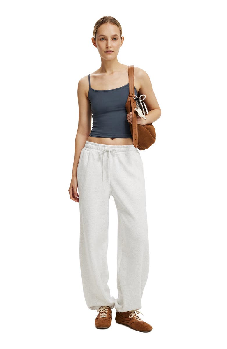 Cotton On Women's Balloon Sweatpant, Alternate, color, Cloud Marle