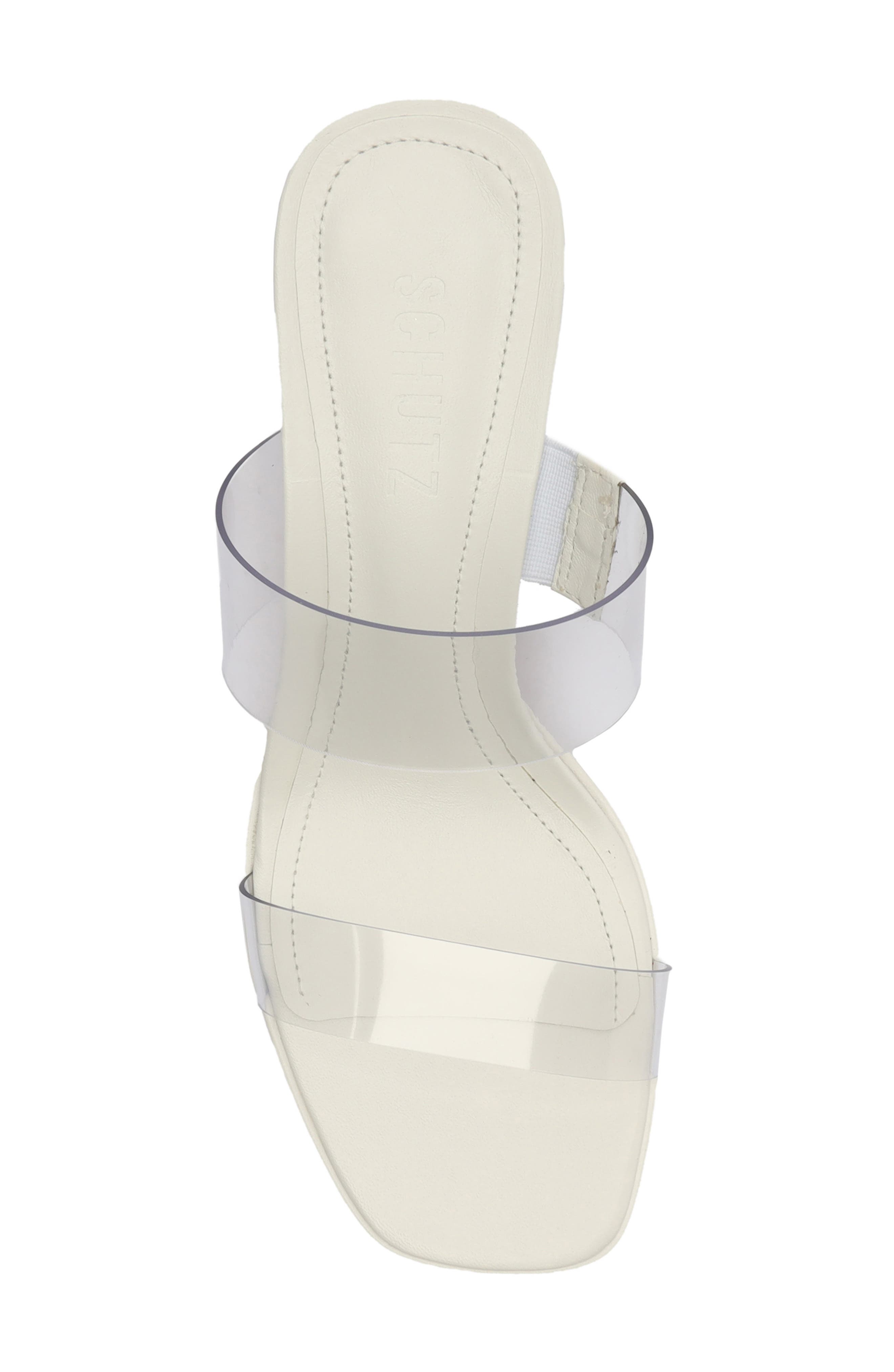 Ariella Platform Sandal, Alternate, color, TRANSPARENTE/WHITE