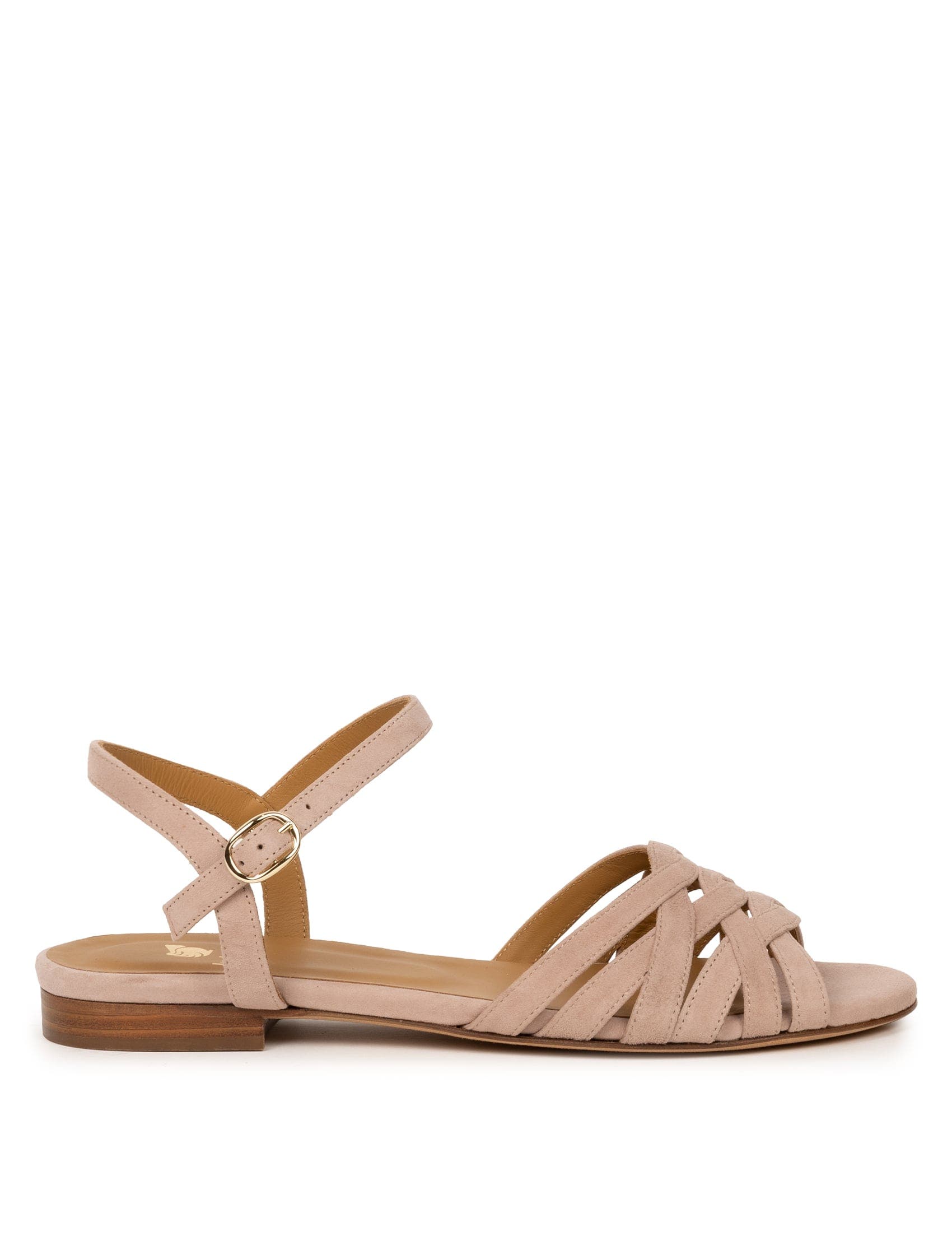 Ellis Flat Sandals, Alternate, color, Rosy Nude