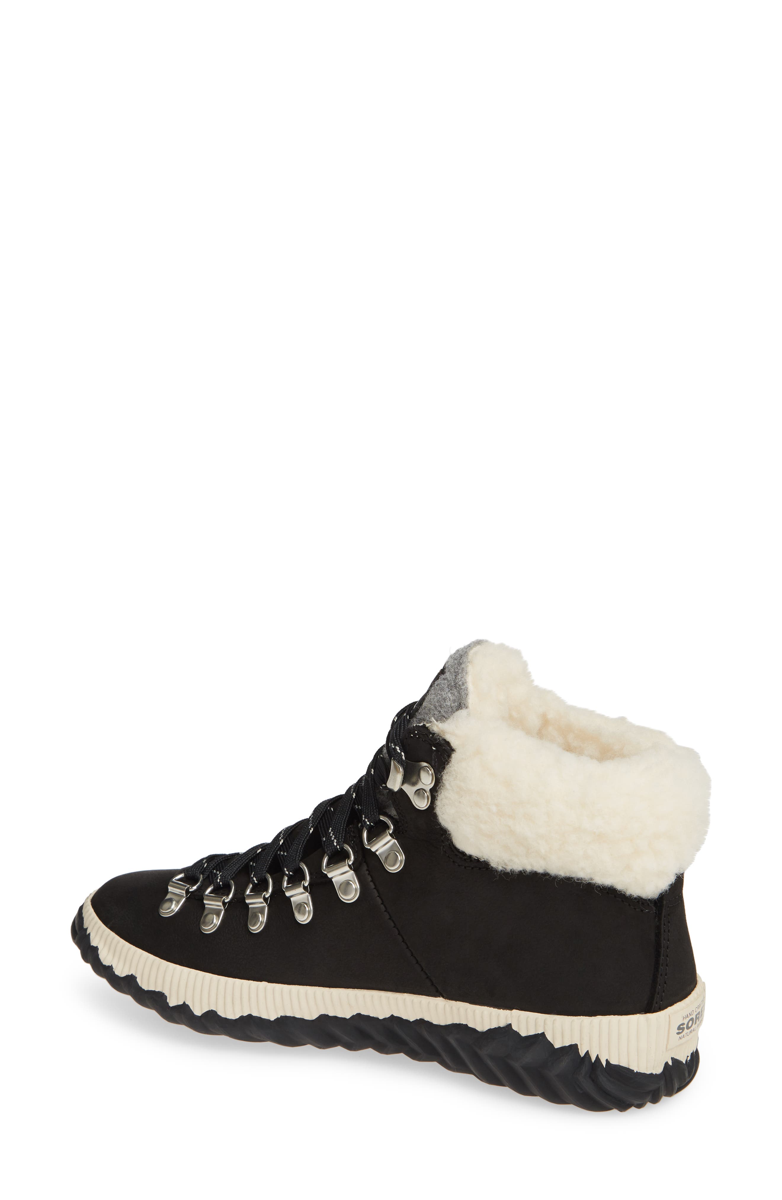 SOREL Out 'N About<sup>™</sup> Conquest Waterproof Bootie with Faux Fur Trim, Alternate, color, 