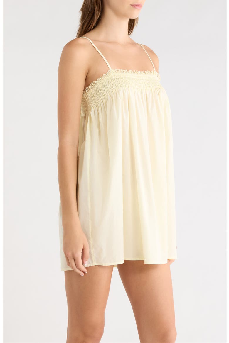 Flirty Cotton Nightgown, Alternate, color, YELLOW SORBET
