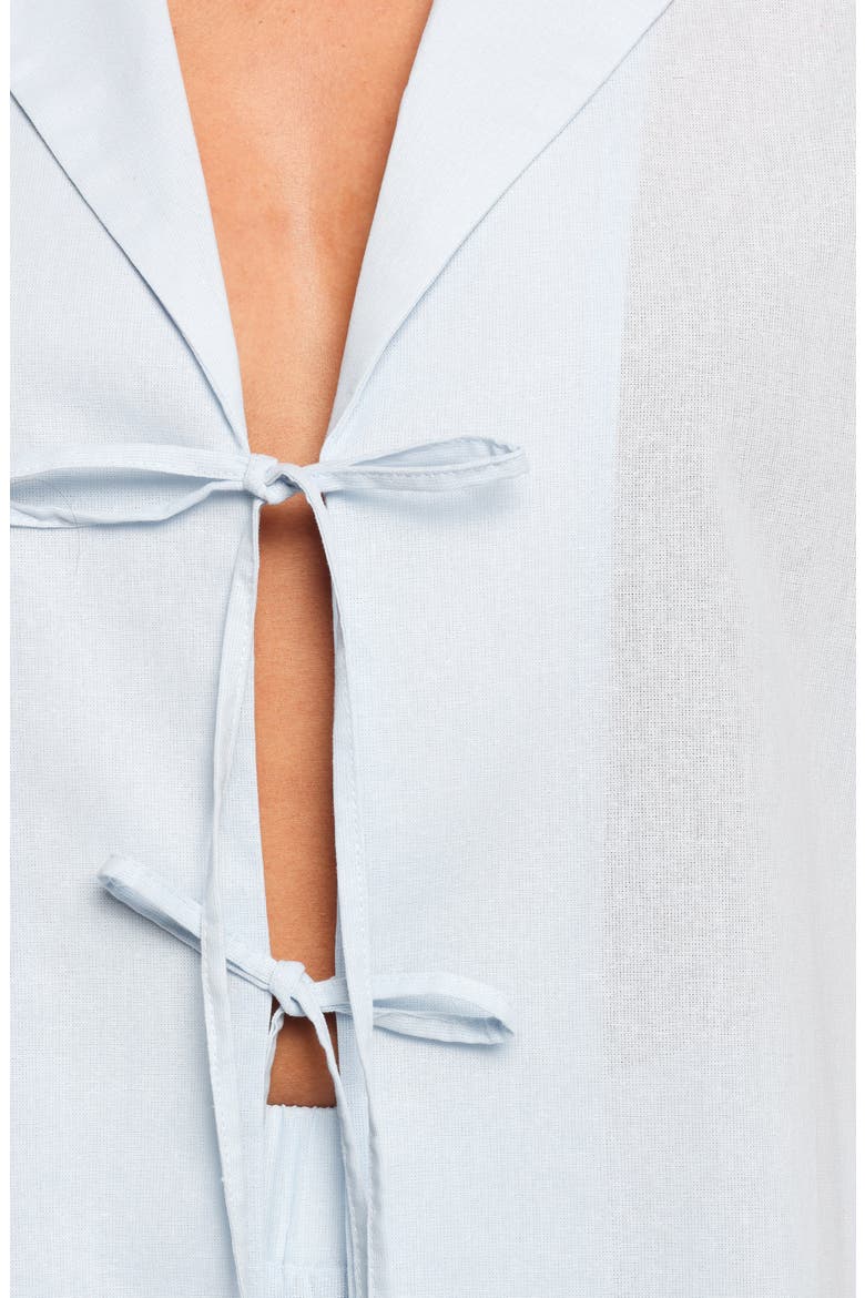 Aaliyah Cotton Shorts, Alternate, color, PALE BLUE