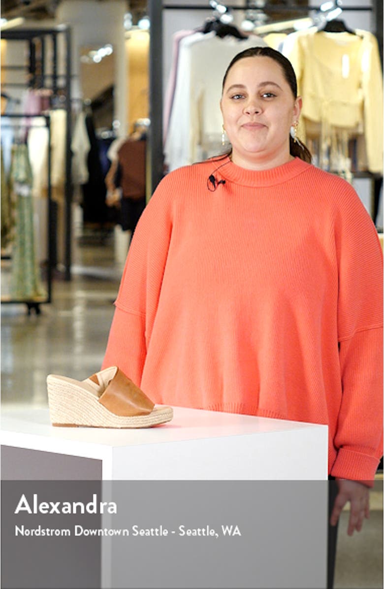 Ian Espadrille Platform Wedge Slide Sandal, sales video thumbnail