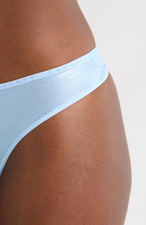 Savage X Fenty Microfiber Metallic Thong Panty