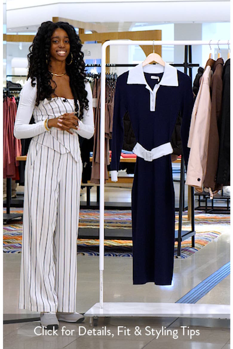 Long Sleeve Polo Dress (Women) | Nordstrom