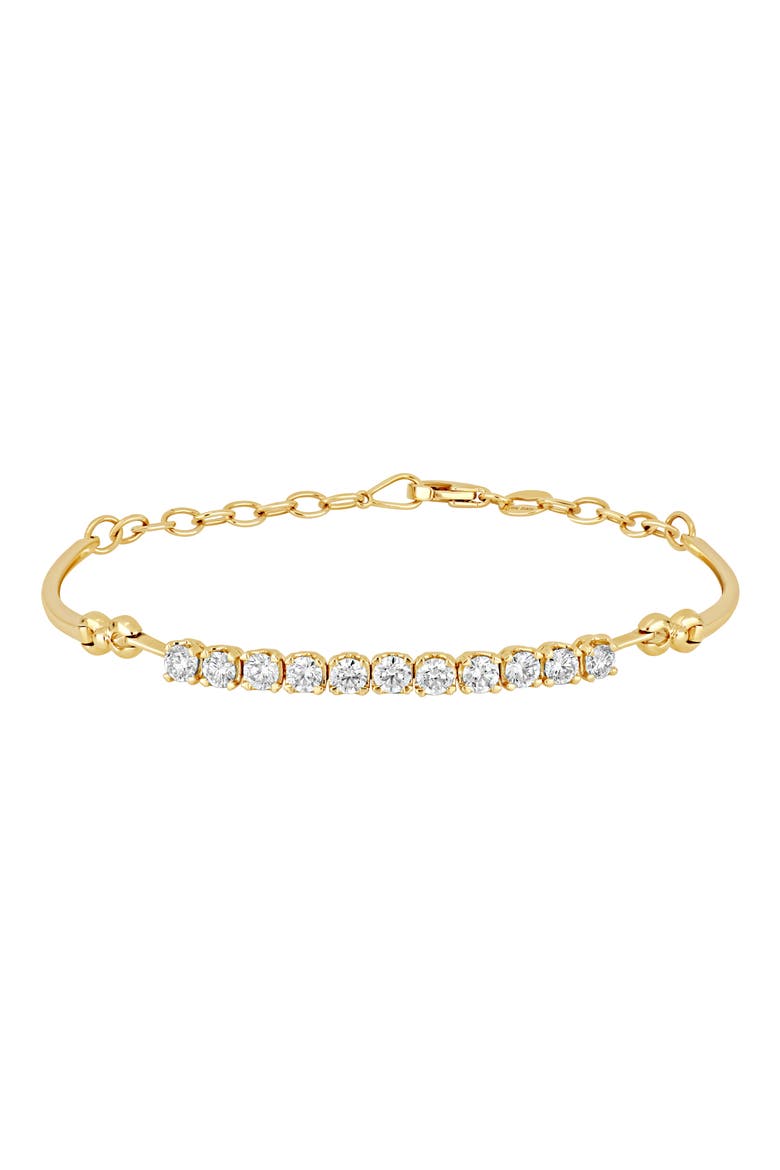 Varda Diamond Line Bracelet, Main, color, 18K YELLOW GOLD