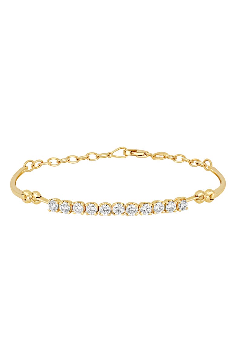 Bony Levy Varda Diamond Line Bracelet, Main, color, 18K Yellow Gold
