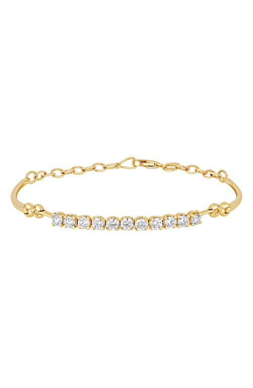 Bony Levy Varda Diamond Line Bracelet In Gold
