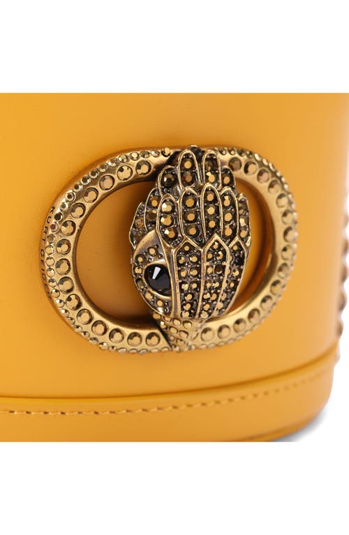 KURT GEIGER KURT GEIGER LONDON SMALL CHELSEA LEATHER BUCKET BAG