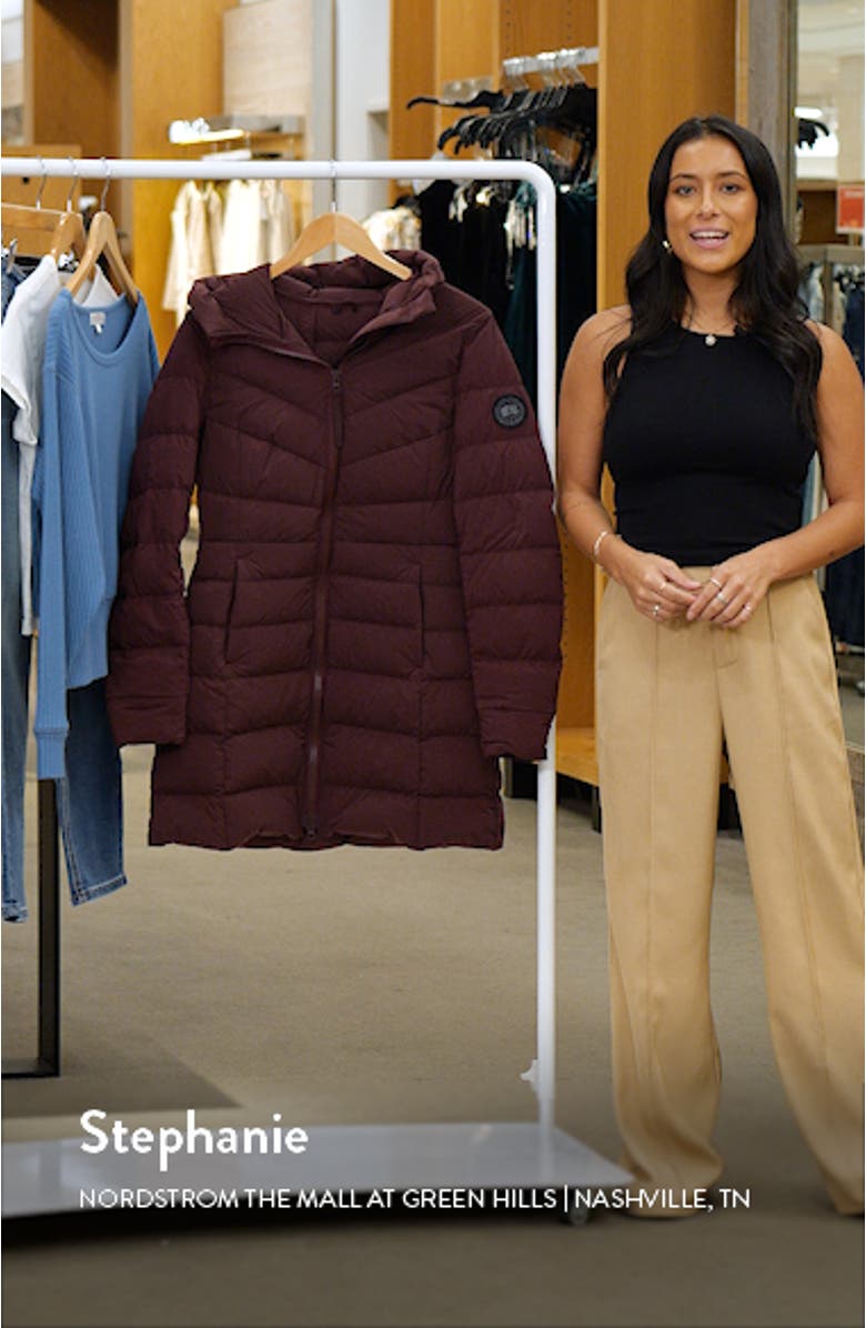 Clair 750 Fill Power Down Puffer Coat, sales video thumbnail