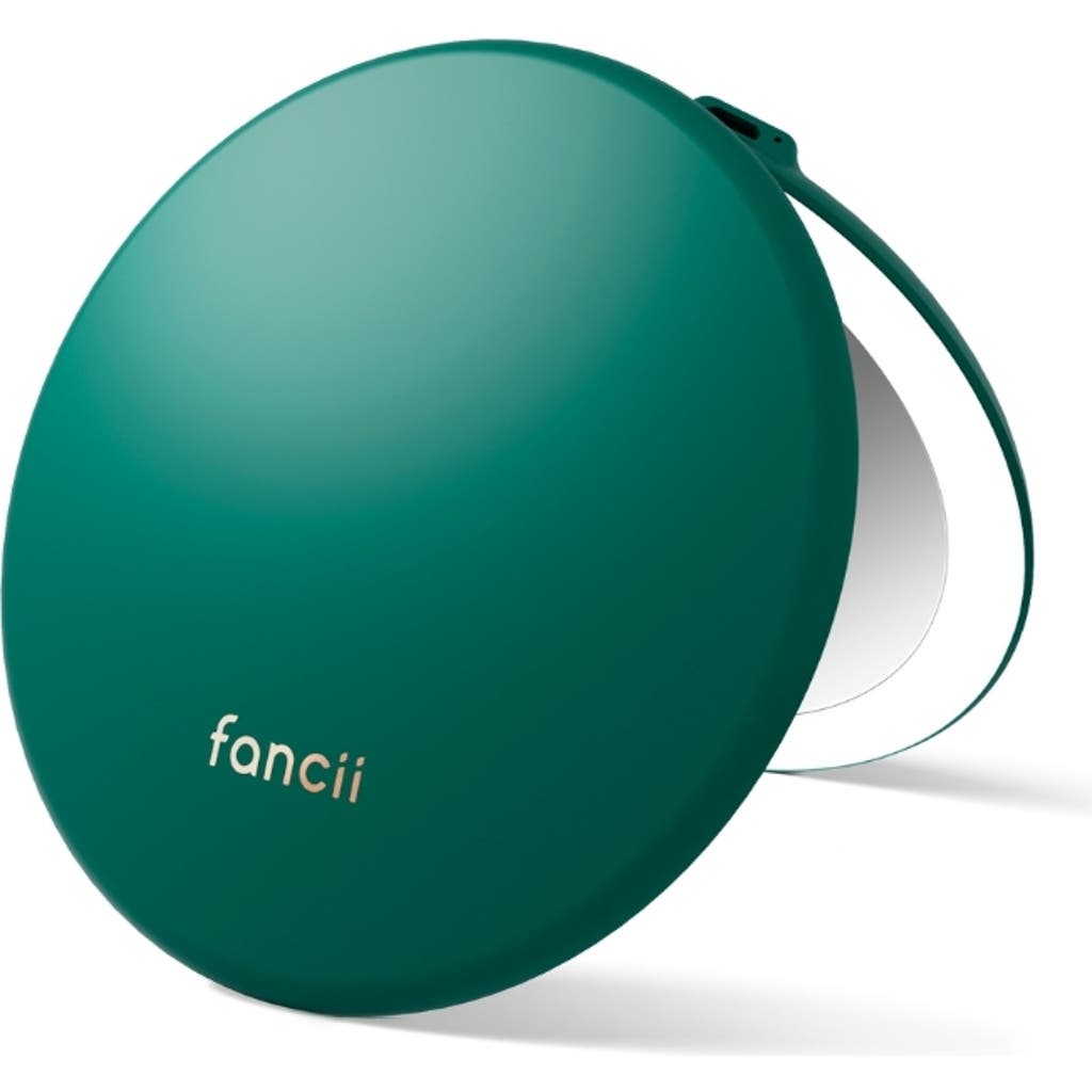 Fancii Taylor Led Compact Mirror In Green