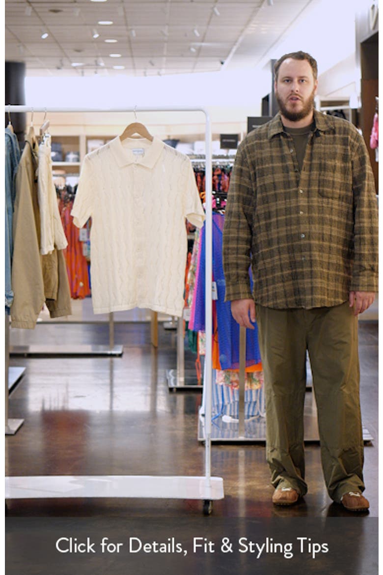 Oceanside Knit Button-Up Shirt video