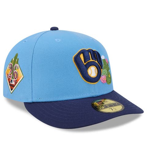 Men's New Era  Light Blue/Navy Milwaukee Brewers 2026 Spring Training 59FIFTY Fitted Hat