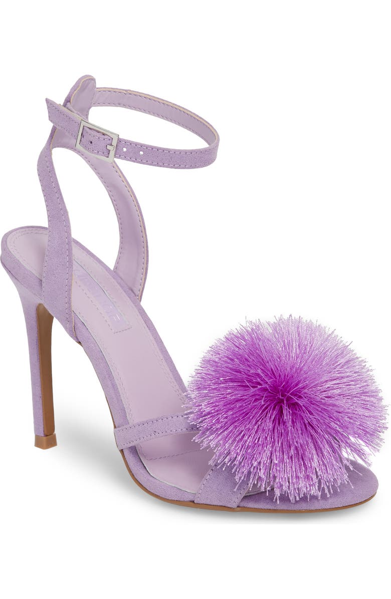 Topshop Renee Pompom Sandal, Main, color,