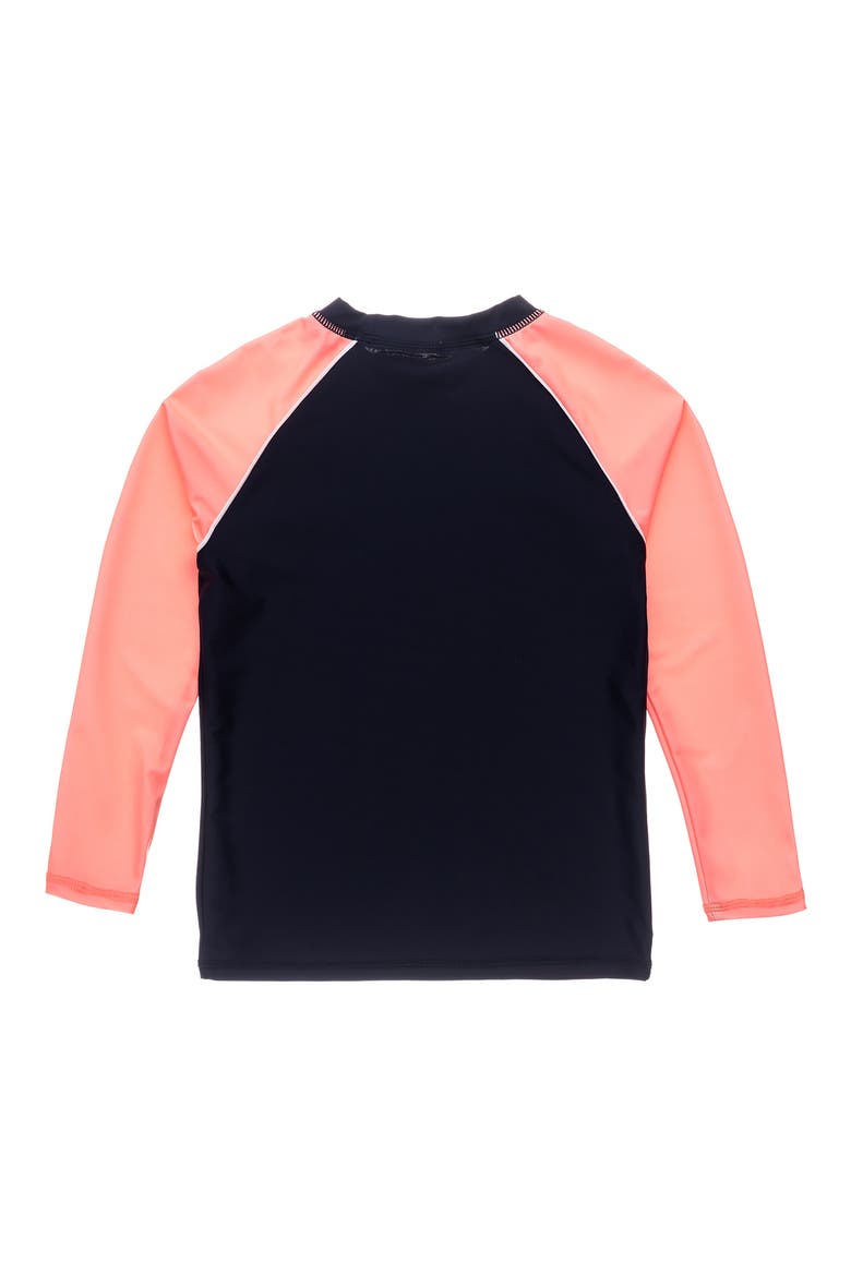 Kids' Surf School Long Sleeve Rashguard, Alternate, color, NAVY