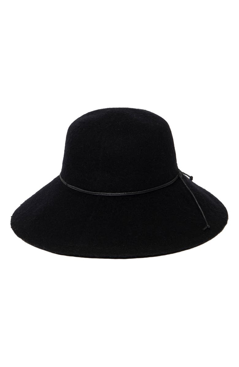 San Diego Hat Knit Floppy Hat, Main, color, Black