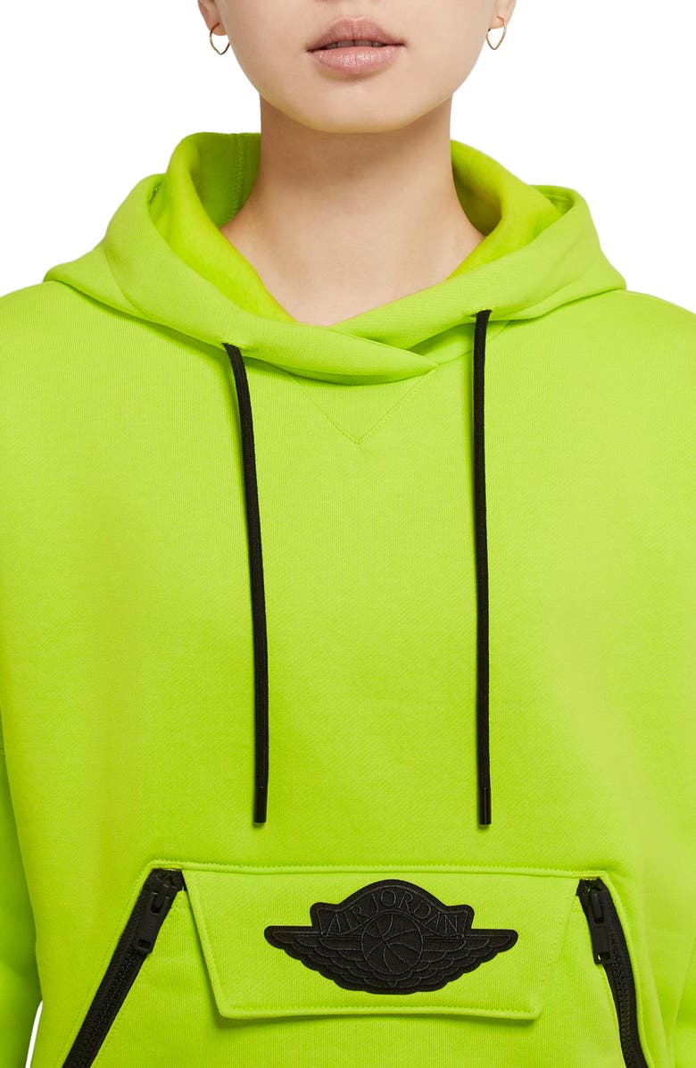 Jordan Nike Jordan Fleece Crop Hoodie, Alternate, color, 