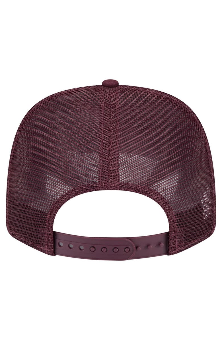 New Era Men's New Era Maroon Virginia Tech Hokies Primary 9SEVENTY Trucker Stretch-Snap Hat, Alternate, color, 