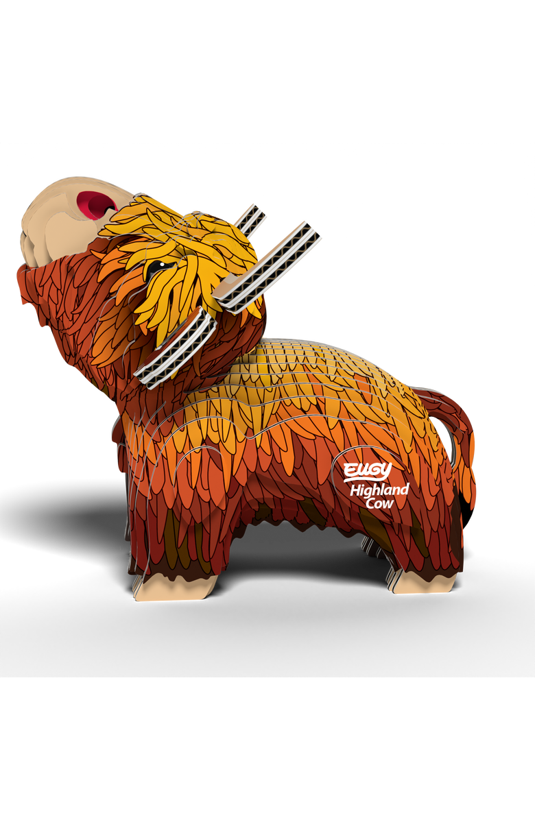 Eugy Puzzles Highland Cow 3D Puzzle, Alternate, color, NO COLOR
