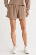 90 DEGREE BY REFLEX CityRun Rib Knit Wide Leg Shorts