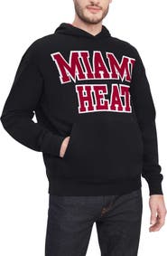 TOMMY JEANS Men's Tommy Jeans Black Miami Heat Greyson Pullover Hoodie