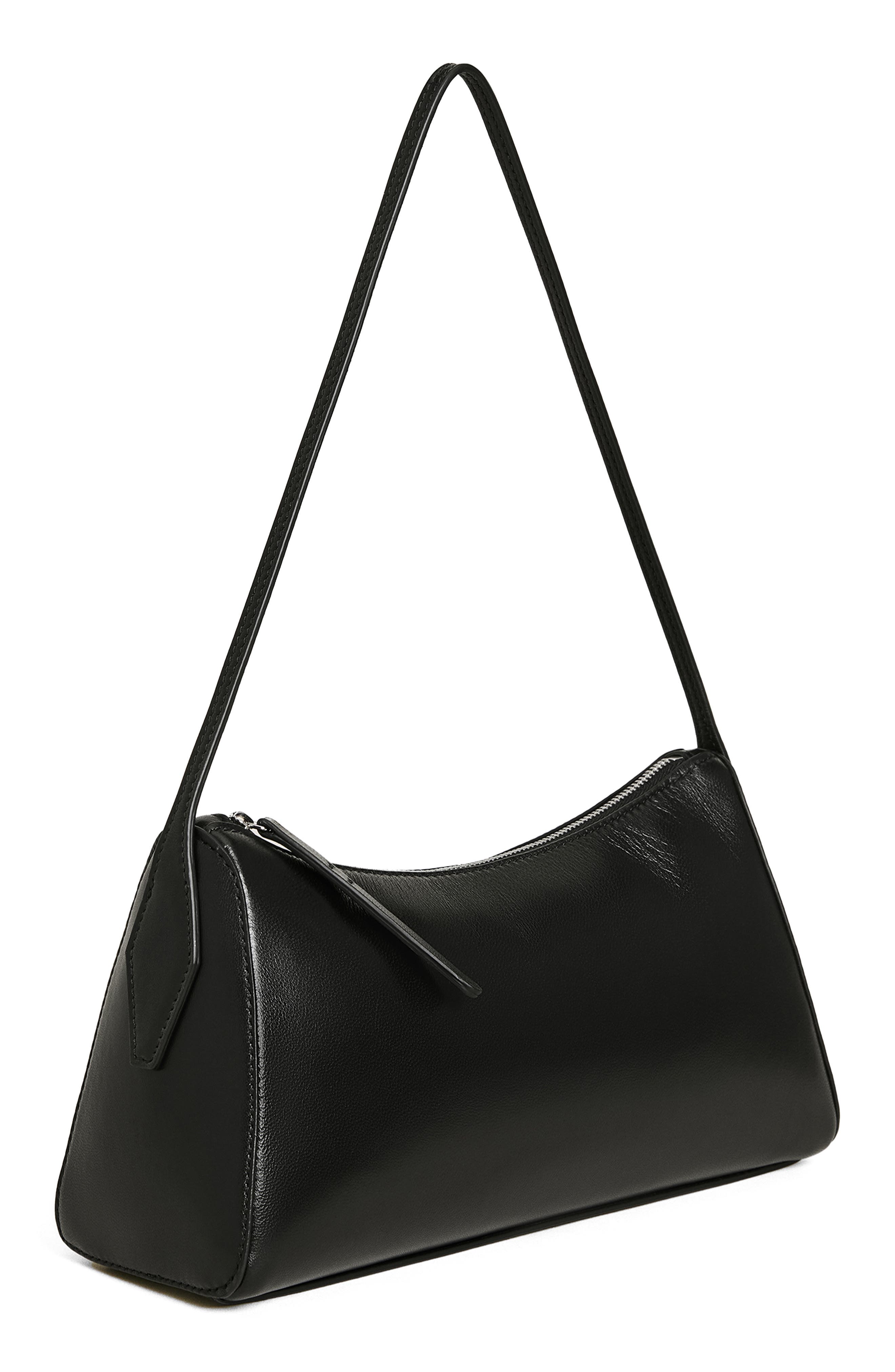 Reformation Hannah Leather Shoulder Bag, Alternate, color, 