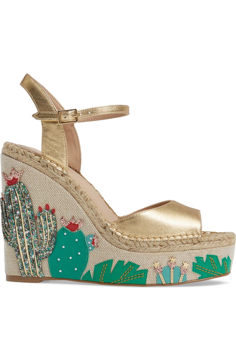 Kate Spade New York dallas wedge sandal, Alternate, color,