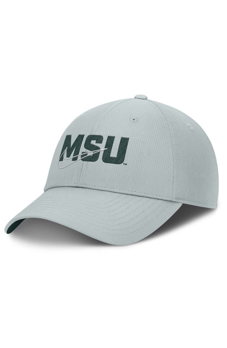 Nike Men's Nike Gray Michigan State Spartans Club Prep Performance Adjustable Hat, Main, color, Gray