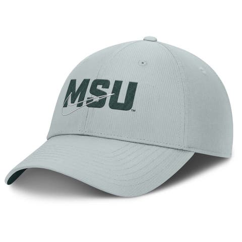 Men's Nike Gray Michigan State Spartans Club Prep Performance Adjustable Hat