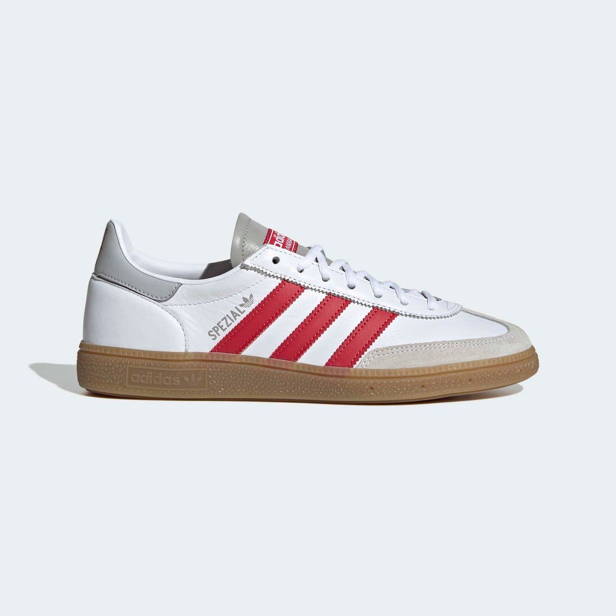 Men's adidas White Liverpool Handball Spezial Shoes, Main, color, White