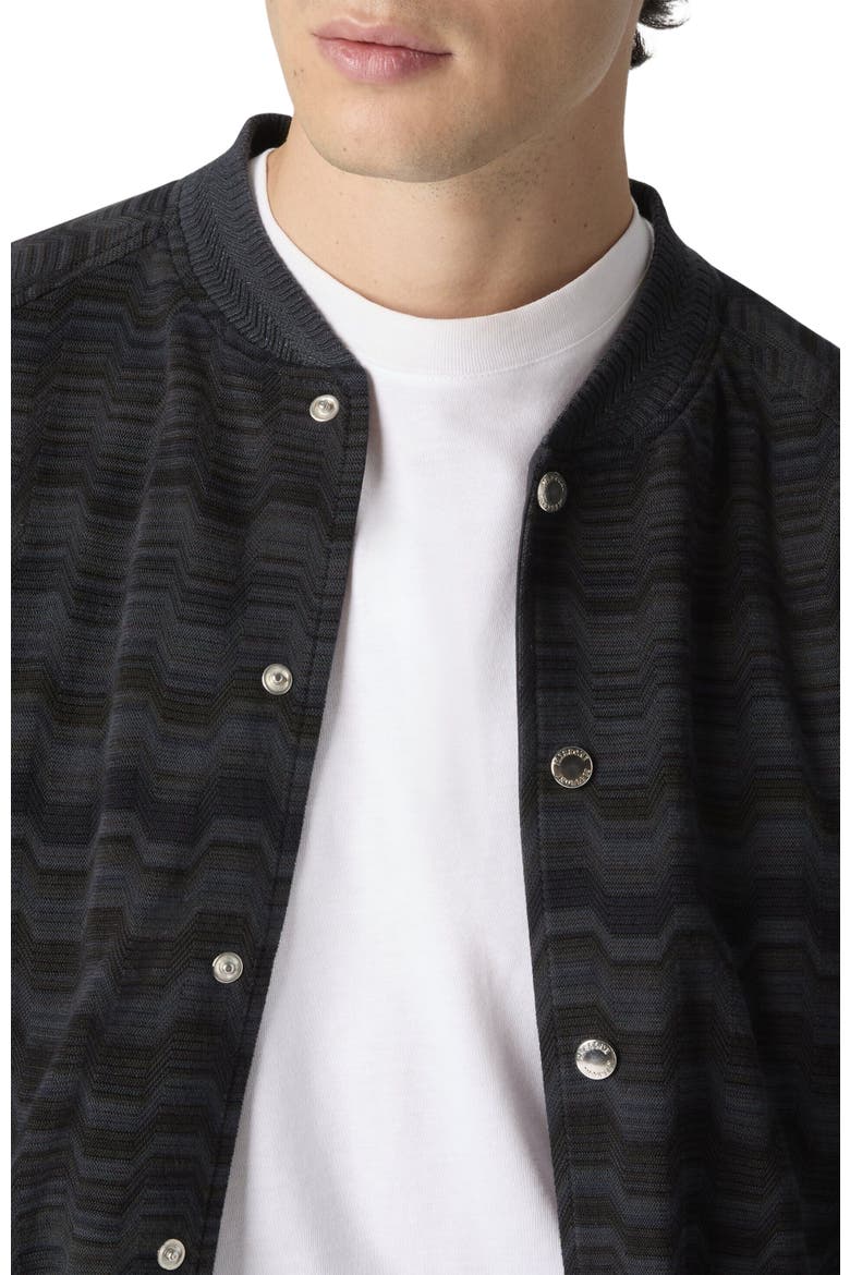 Reversible Cotton Bomber Jacket, Alternate, color, Beige& White